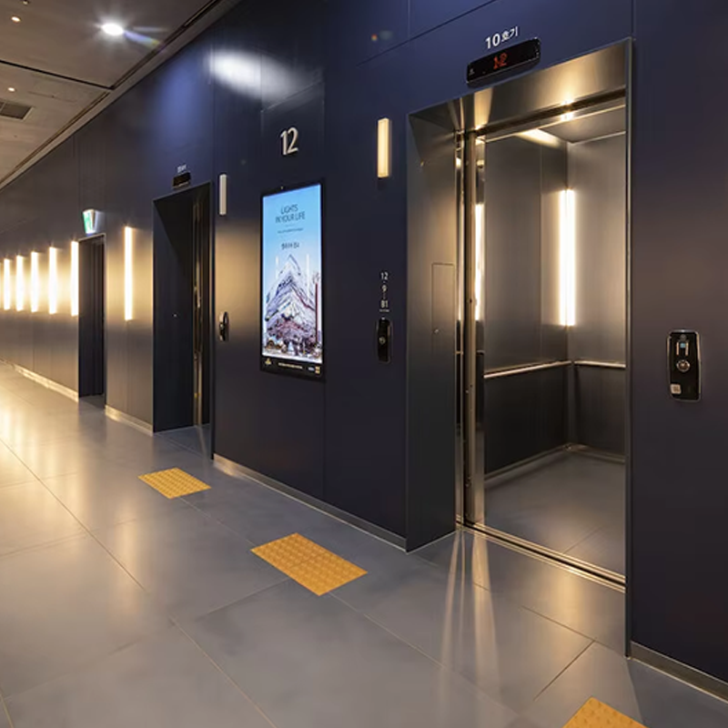 VTEP105 Ascensores Luxusné obytné osobné výťahy Bezprevodové AC Tiché Efektívne a štýlové PVC