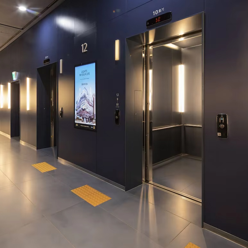 VTEP119 Ascensores Osobné výťahy Bezprevodovka AC pre viacposchodové budovy Certifikovaná ISO9001 nehrdzavejúca oceľ Jednoduchá inštalácia