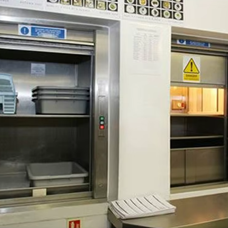 VTEF116 Ascensores Elevadores Reštaurácia na donášku jedla Čašník s bezpečnostným zámkom dverí