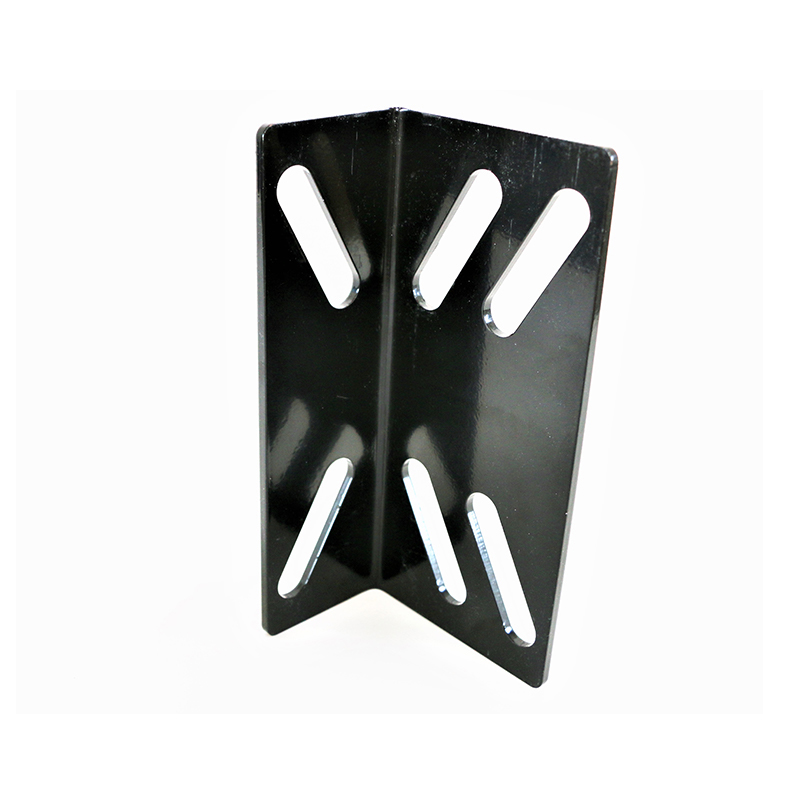 Konzola vodiacej koľajnice výťahu VTSP120 Odolná podpera zdvižnej koľajnice Oceľová montážna konzola ISO Certified Black Painted for Office