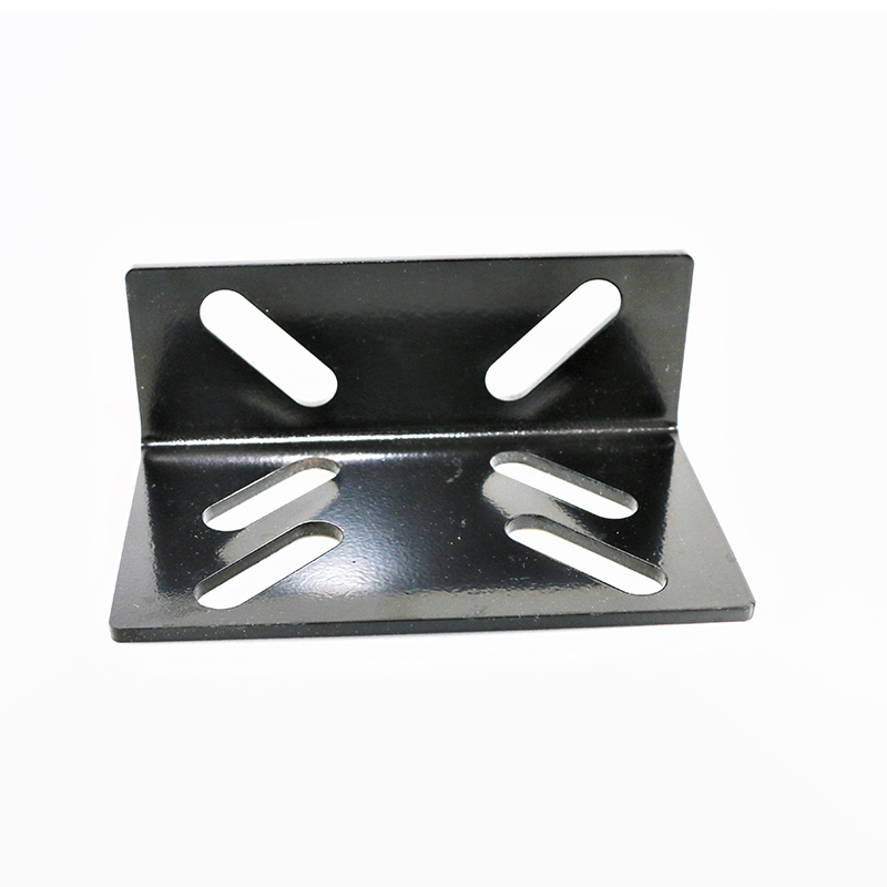 Konzola vodiacej koľajnice výťahu VTSP120 Odolná podpera zdvižnej koľajnice Oceľová montážna konzola ISO Certified Black Painted for Office