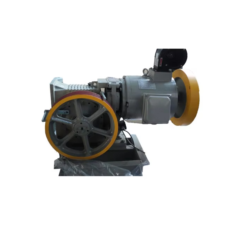 VTSP228 1350kg-2000kg Prevodový bezprevodový trakčný stroj AC1 Motor výťahu z nehrdzavejúcej ocele 1,00-2,00 m_s Kancelárska budova 1 rok