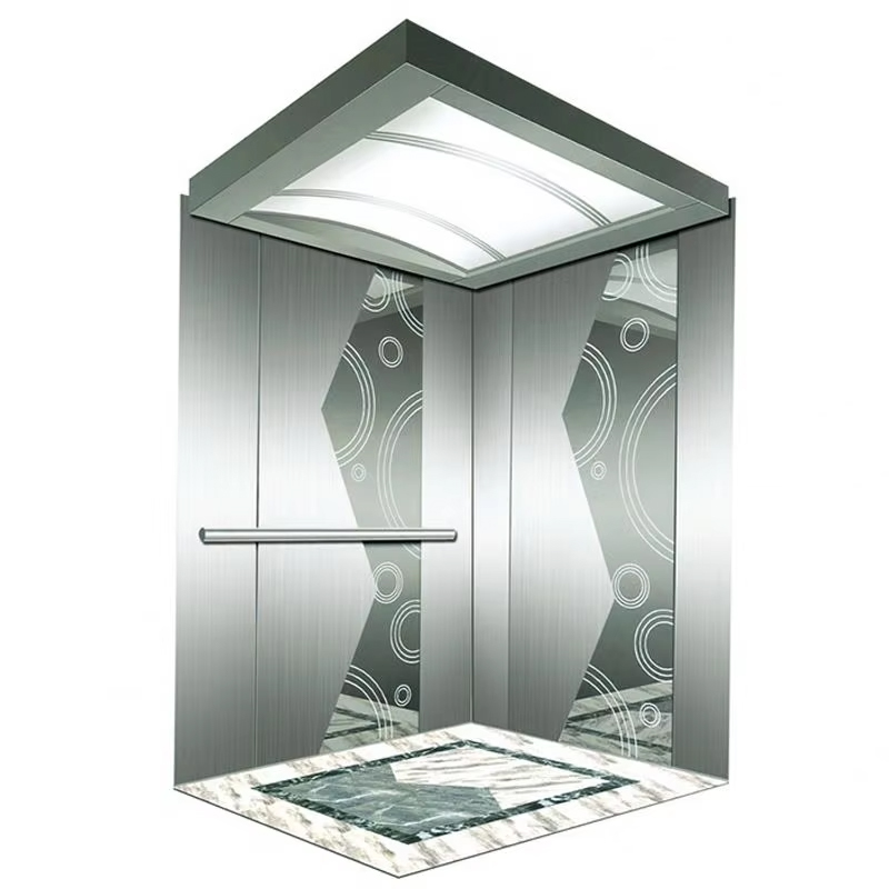 Kabína osobného výťahu VTSP134 s energeticky účinným stropom LED Konštrukcia z nehrdzavejúcej ocele Certifikovaná ISO9001 1 rok záruka