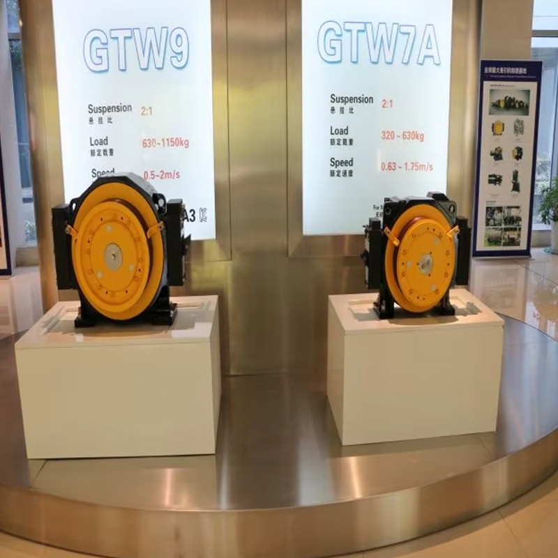 Bezprevodový trakčný stroj VTSP248Mona zdvihový motor 320-1000KGS motor výťahu