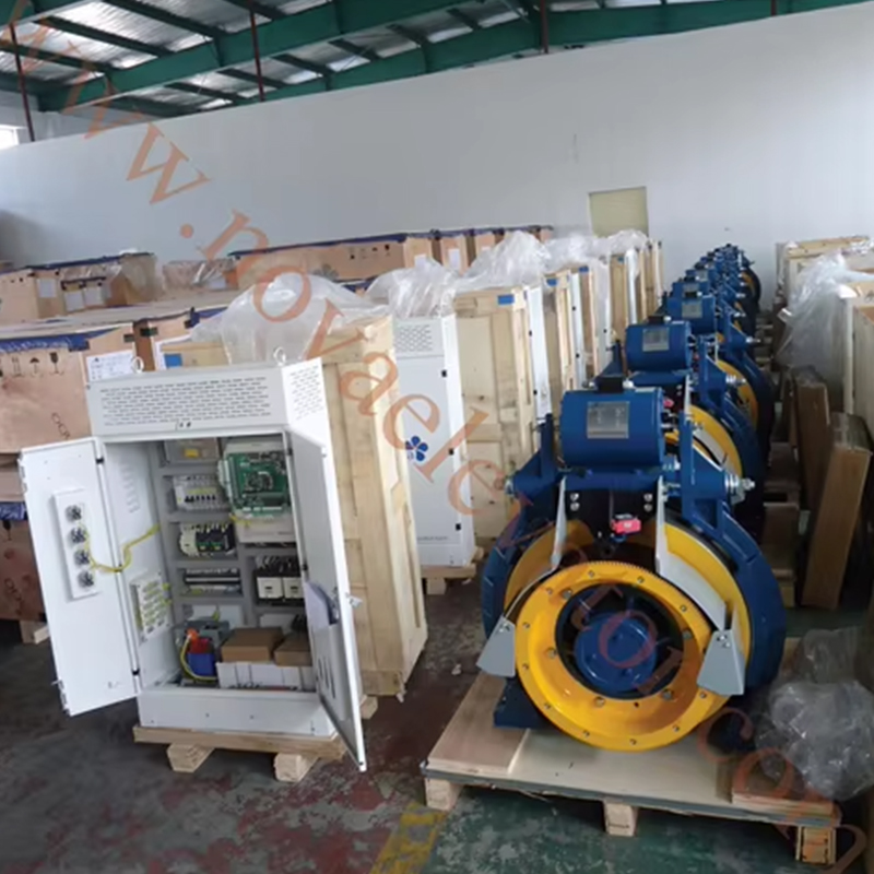 Moderný trakčný stroj VTSP253 Montanari bez prevodovky MCG200 na použitie v byte Časti výťahu Motor zdvihu 800-1350KGS Motor Motor