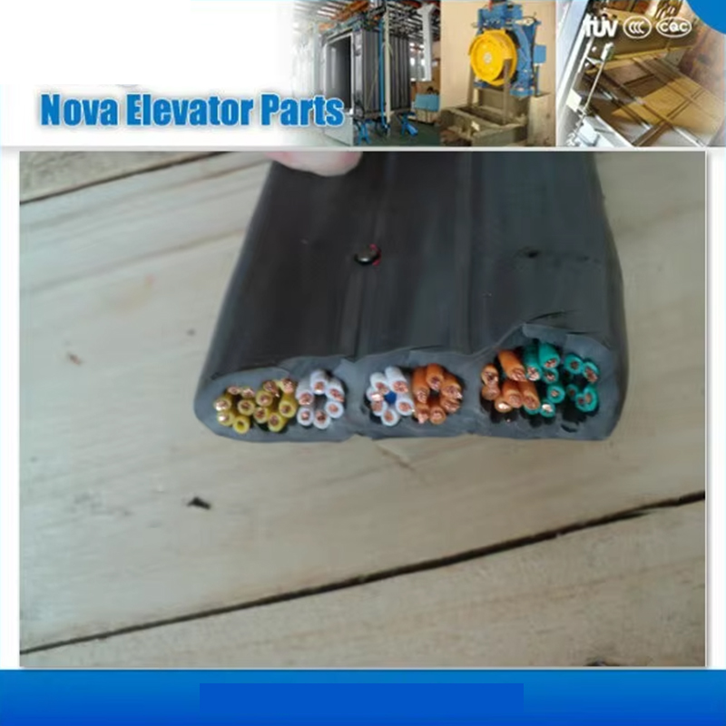 VTSP368 Výťah plochý flexibilný medený vodič PVC izolovaný PVC plášť Cestovný kábel výťahu
